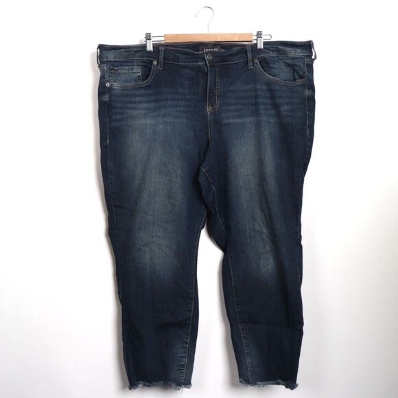 Torrid boyfriend Jeans Raw Hem size 26 - Picture 1 of 4